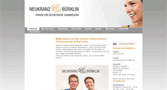 Desktop Screenshot of neukranz-buerklin.de